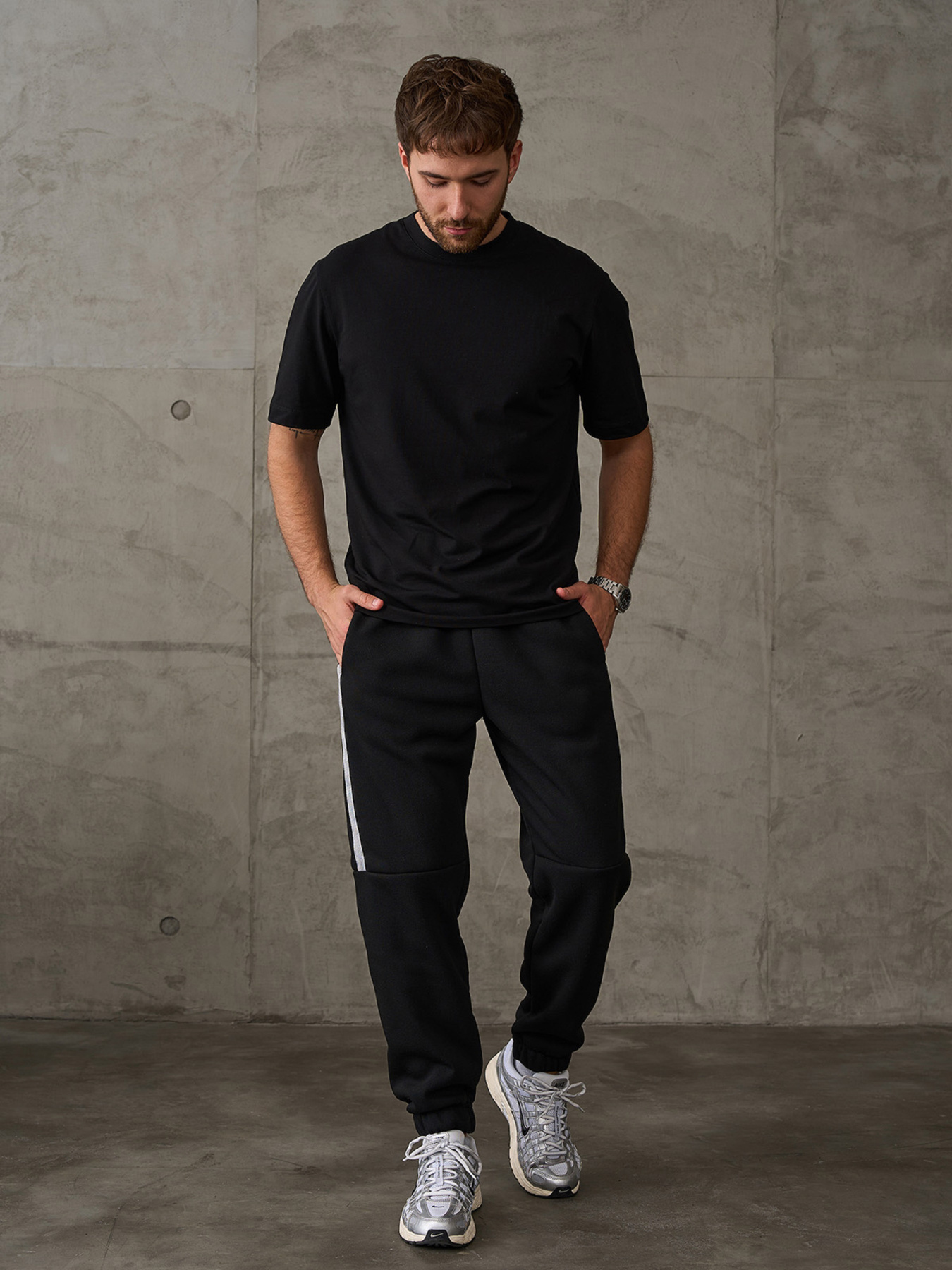 Спортивні штани ISSA Plus модель GN-541_черный Фото