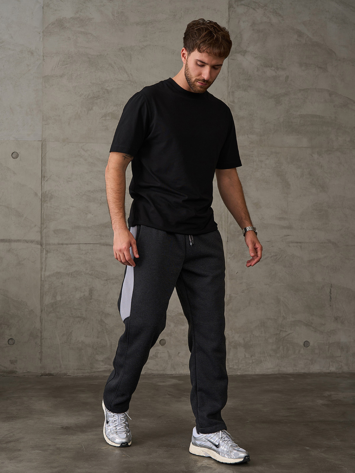 Штани спортивні ISSA Plus модель GN-542_темно-серый Фото