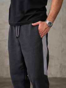 Штани спортивні ISSA Plus модель GN-542_темно-серый Фото