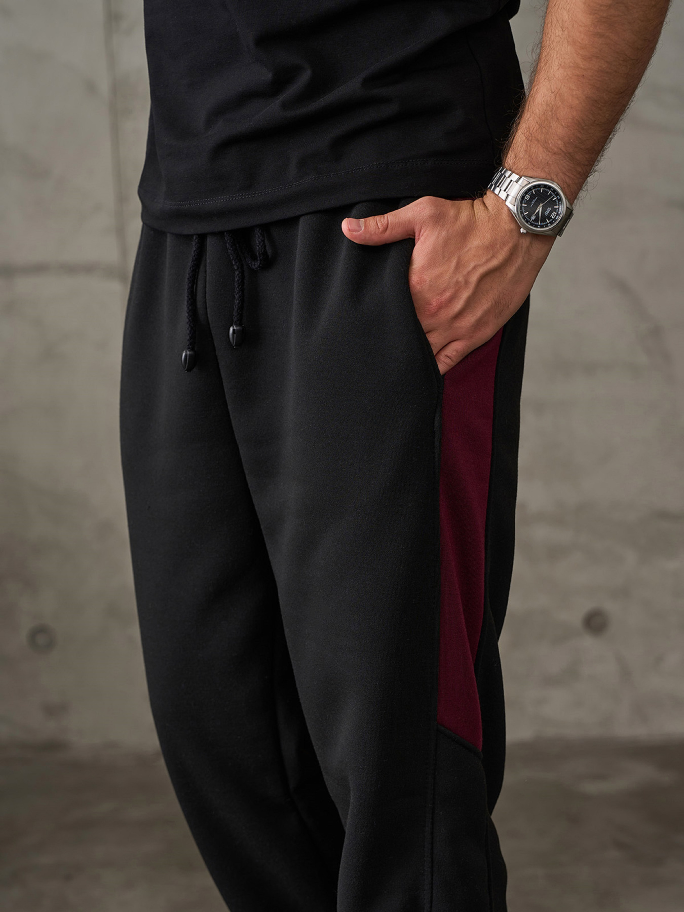 Штани спортивні ISSA Plus модель GN-542_черный Фото