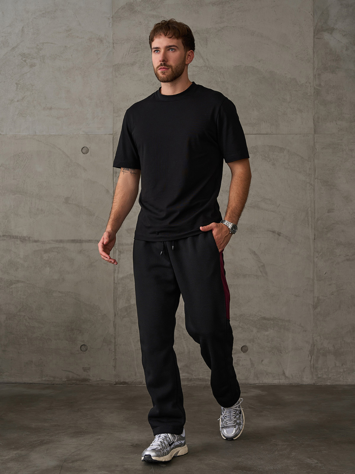 Спортивні штани ISSA Plus модель GN-542_черный Фото