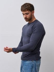 Лонгслів ISSA Plus модель GN-543_темно-серый Фото