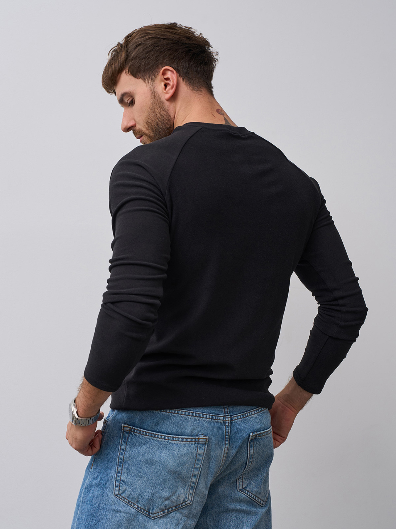 Лонгслів ISSA Plus модель GN-543_черный Фото