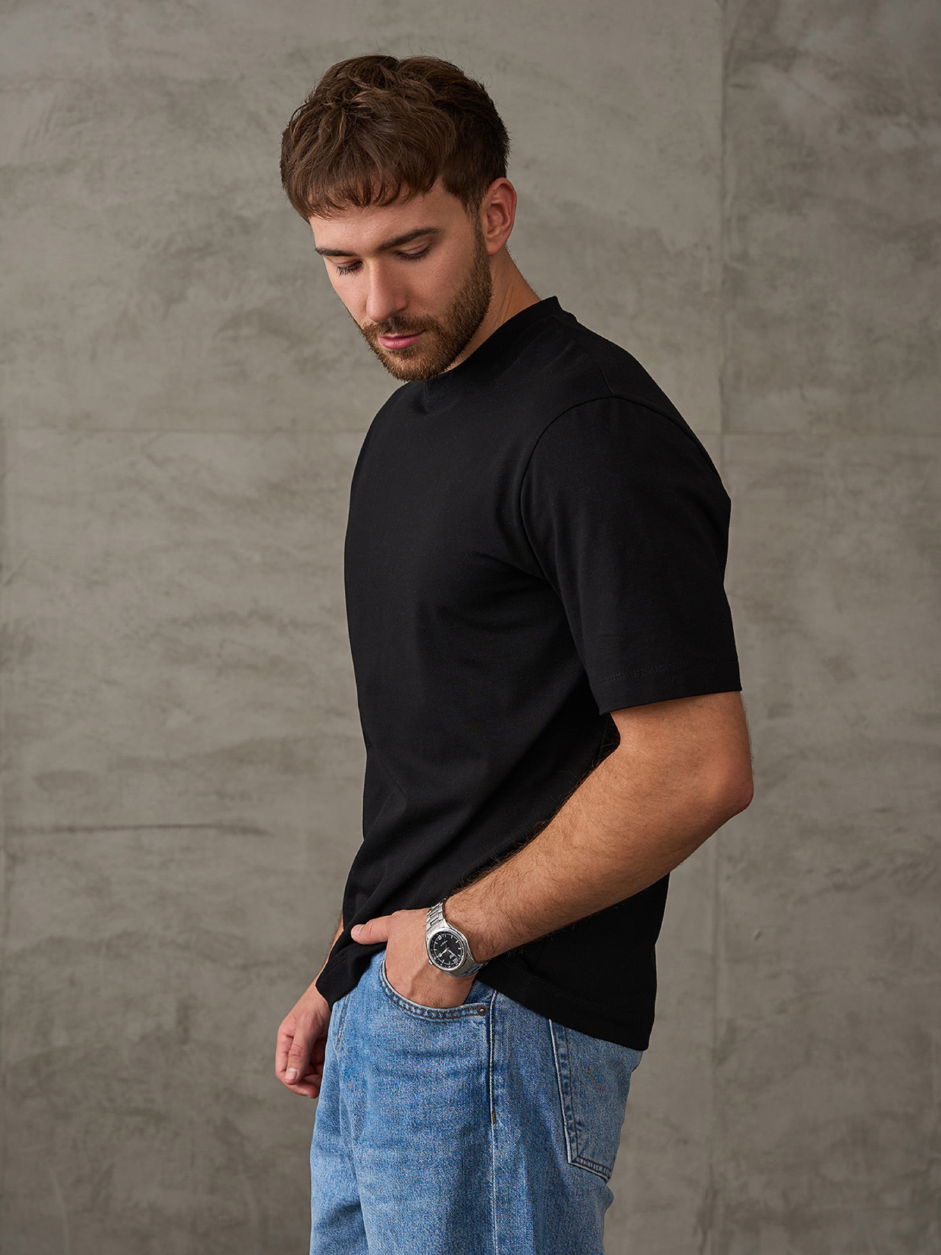 Футболка ISSA Plus модель GN-544_черный Фото