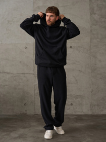 Спортивный костюм ISSA Plus модель GN-545_черный Фото