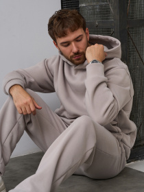 Спортивний костюм ISSA Plus модель GN-546_бежевый Фото