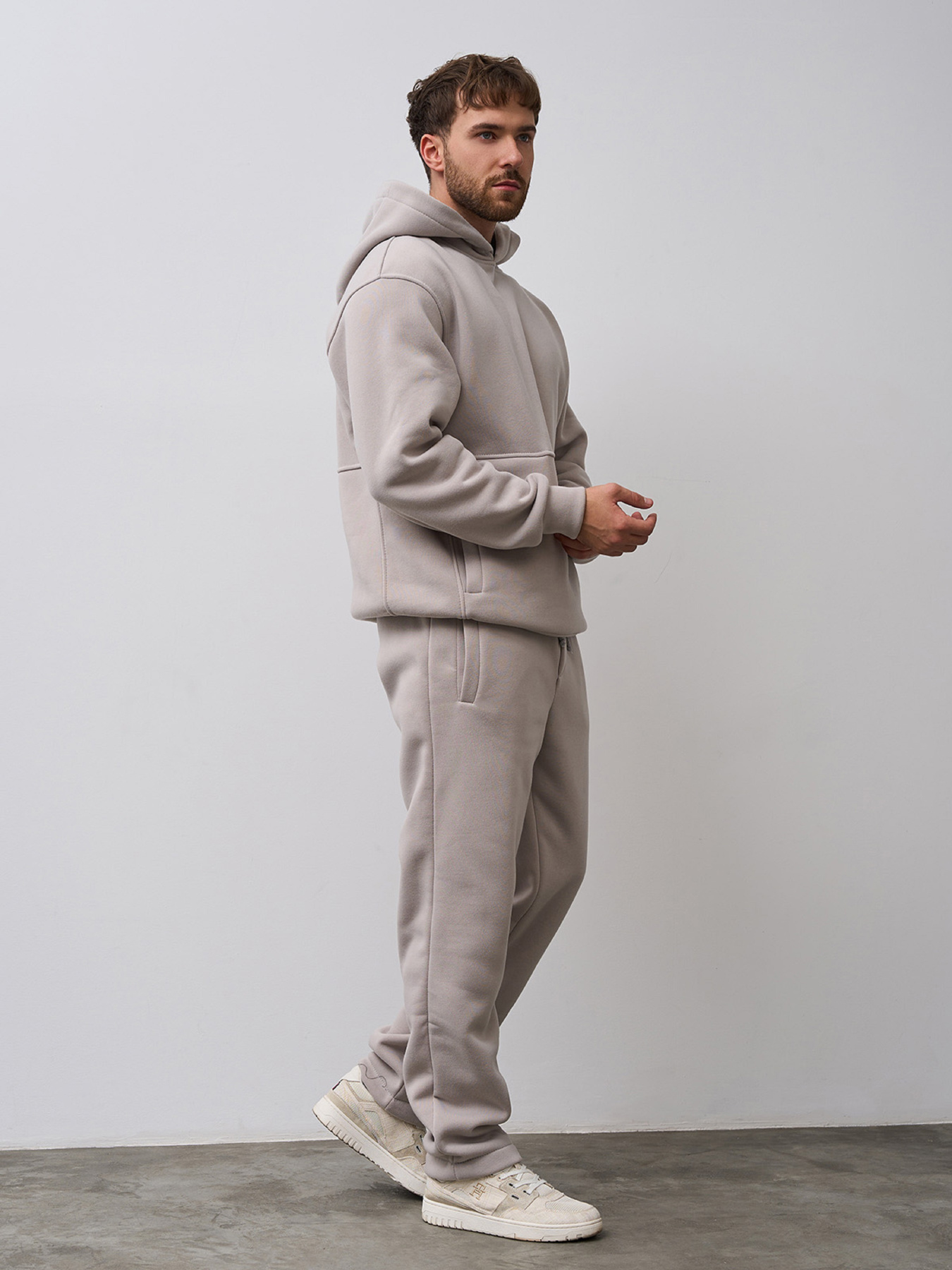 Спортивний костюм ISSA Plus модель GN-546_бежевый Спортивний костюм ISSA Plus модель GN-546_бежевый Фото