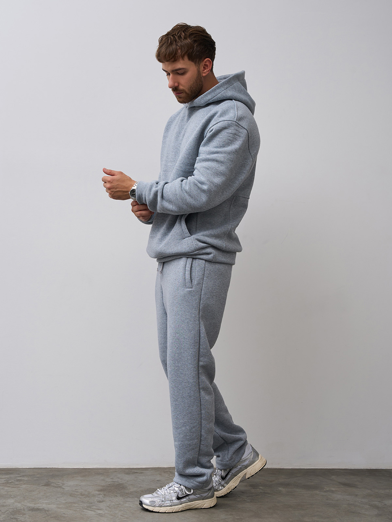 Спортивный костюм ISSA Plus модель GN-546_светло-серый Фото
