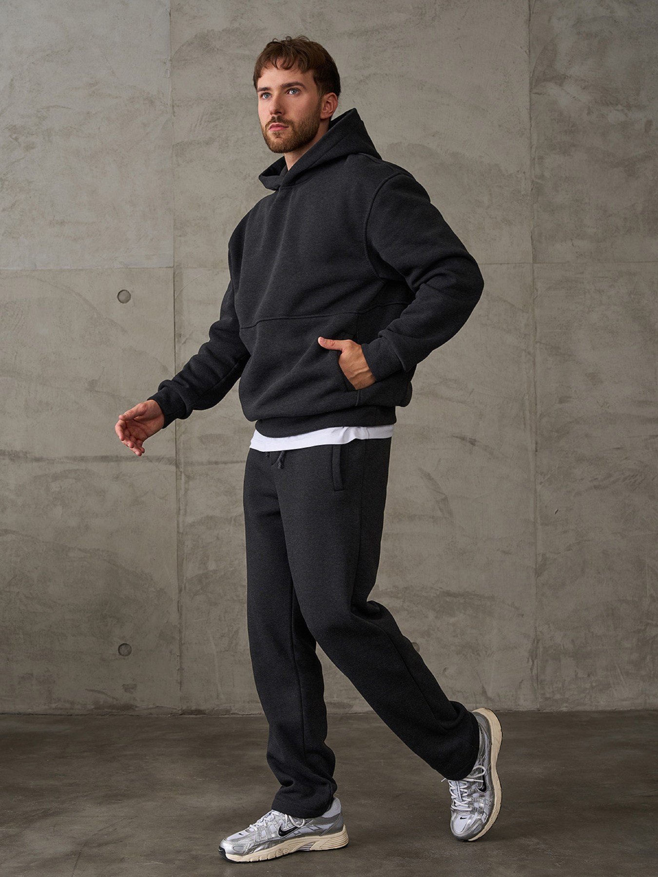 Спортивный костюм ISSA Plus модель GN-546_темно-серый Фото