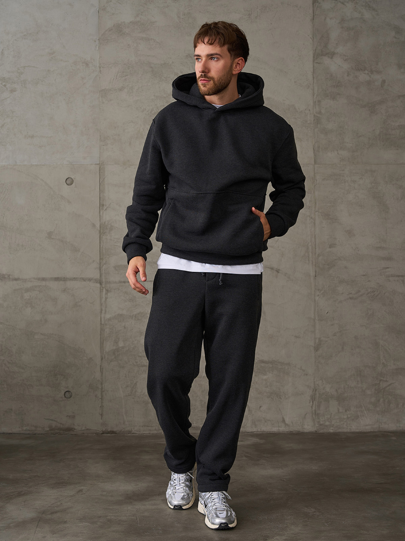 Спортивний костюм ISSA Plus модель GN-546_темно-серый Фото