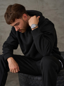 Спортивный костюм ISSA Plus модель GN-546_черный Фото