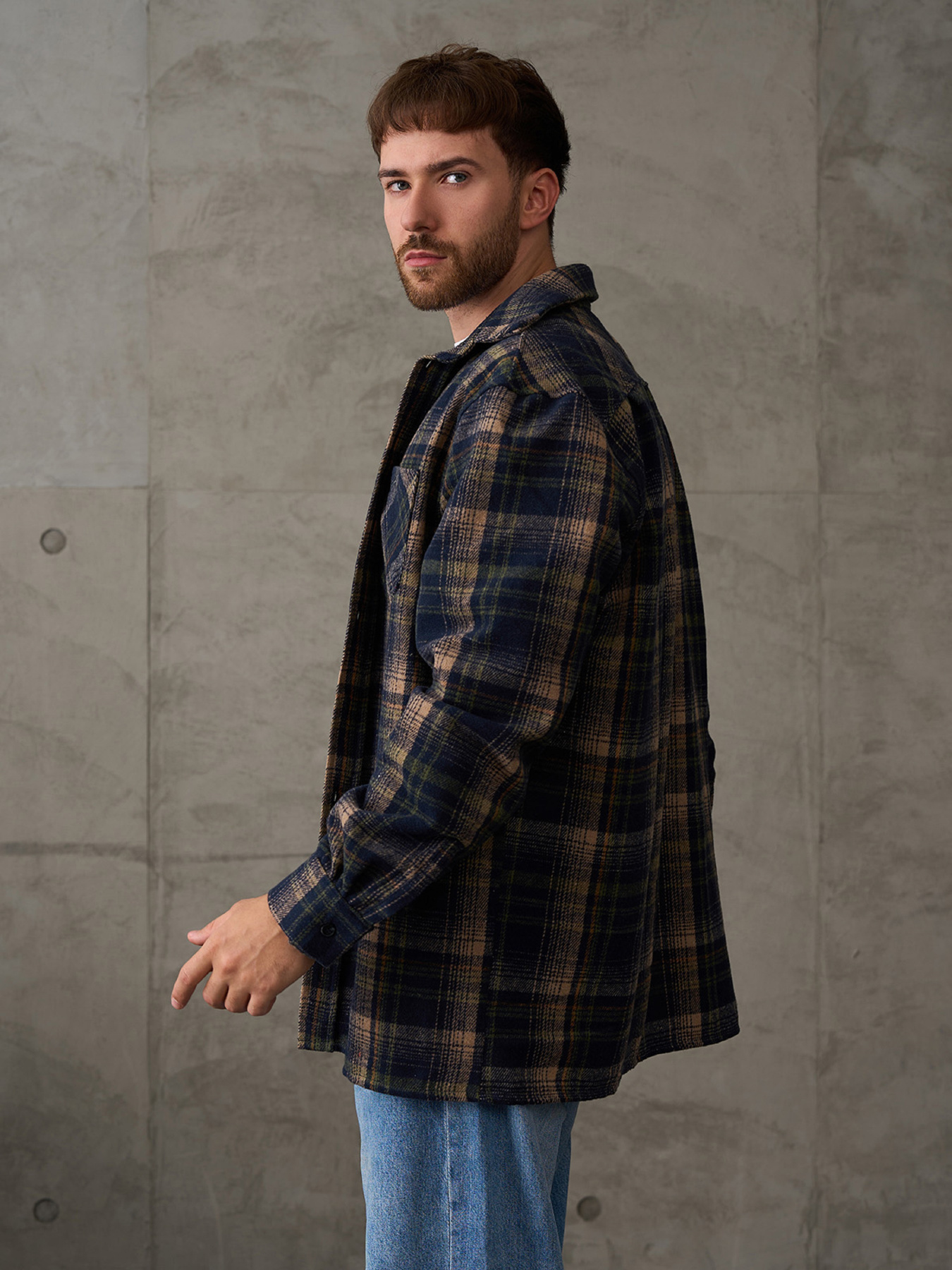 Сорочка повсякденна ISSA Plus модель GN-553_мультиколор Фото