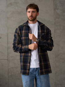 Рубашка повседневная ISSA Plus модель GN-553_мультиколор Фото