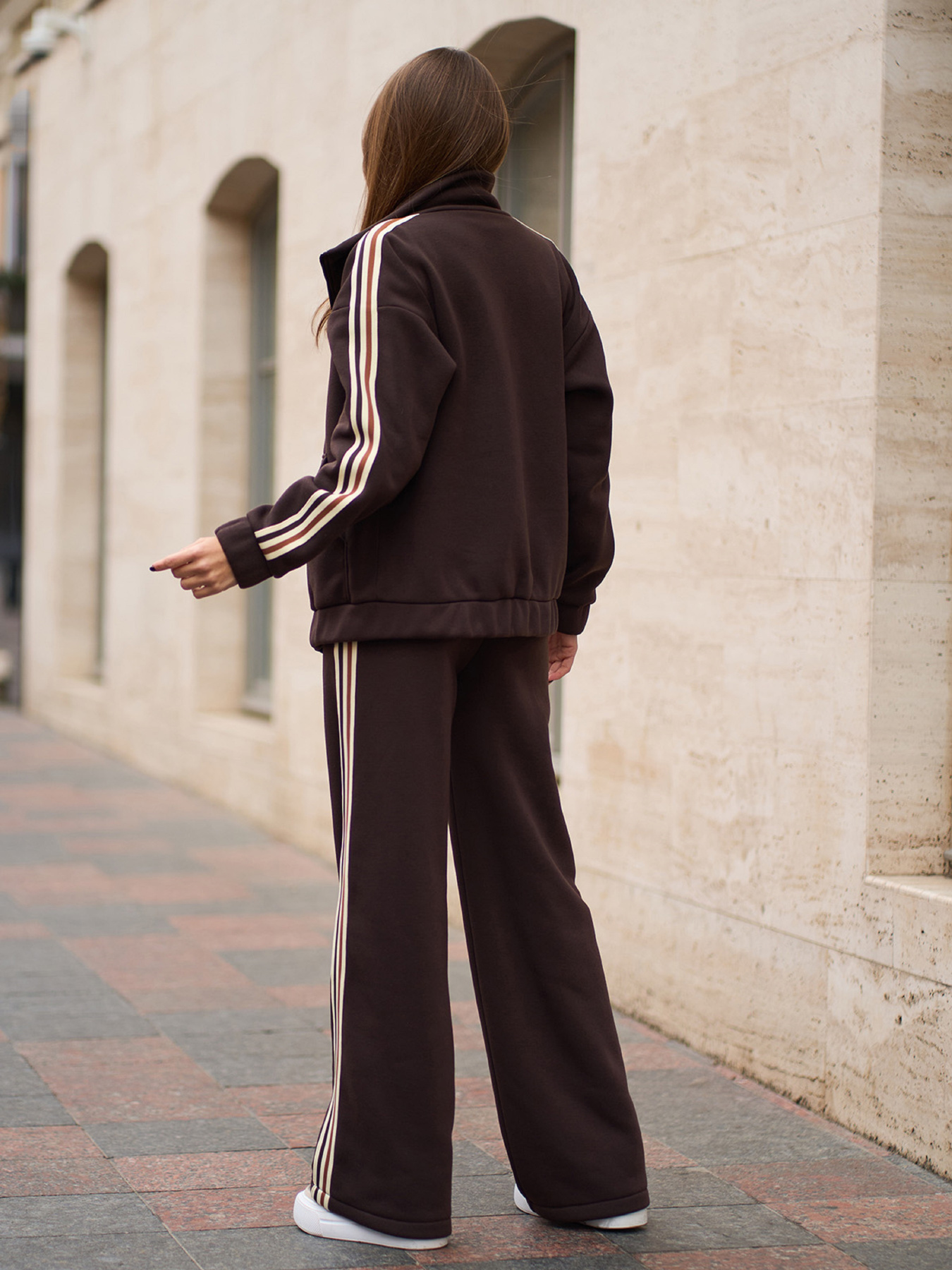 Спортивный костюм ISSA Plus модель 15360_темно-коричневый Фото