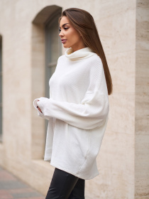 Свитер ISSA Plus модель 15361_молочный Фото