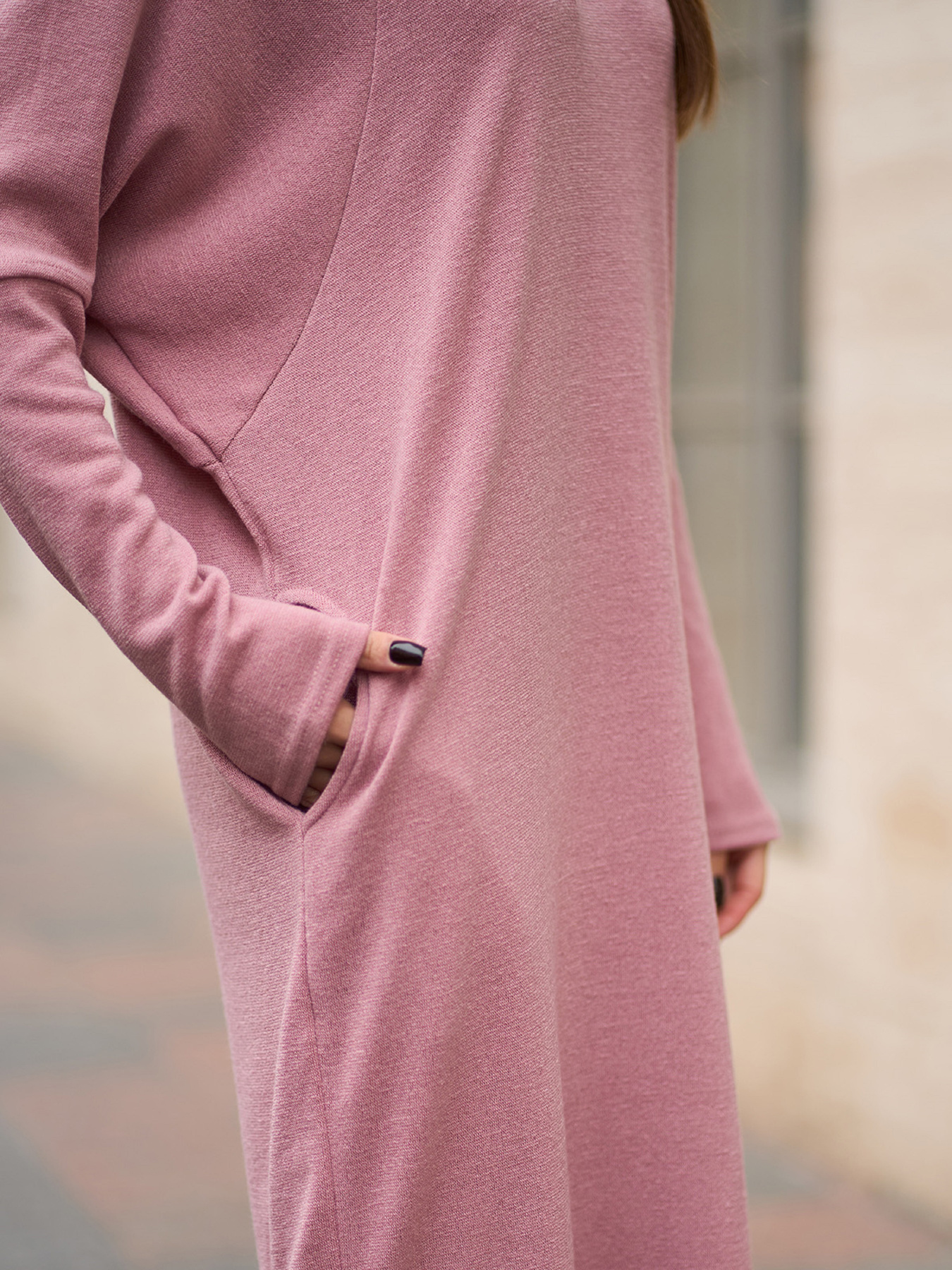 Сукня міді ISSA Plus модель 15364_розовый Фото