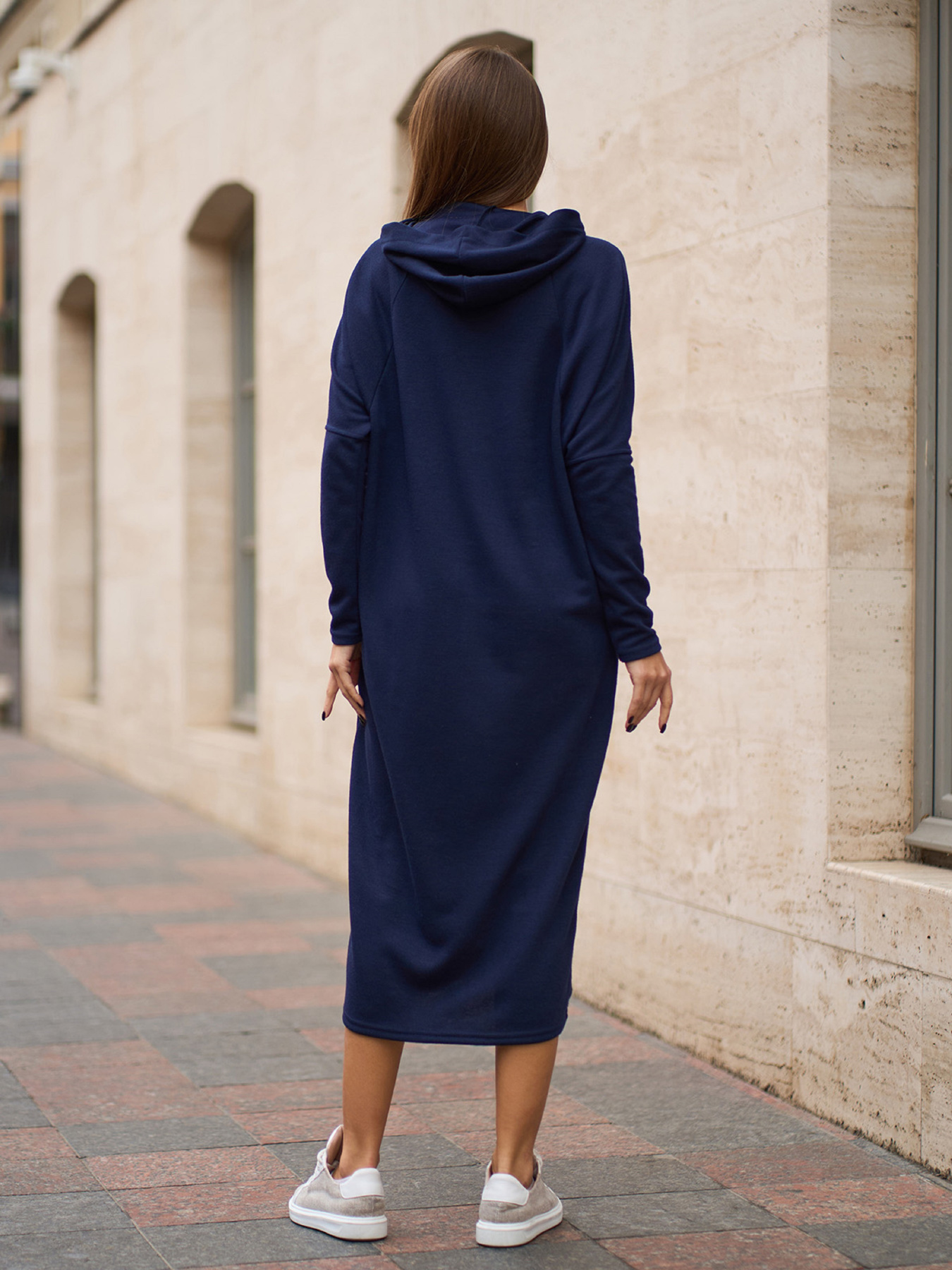 Сукня міді ISSA Plus модель 15364_темно-синий Фото