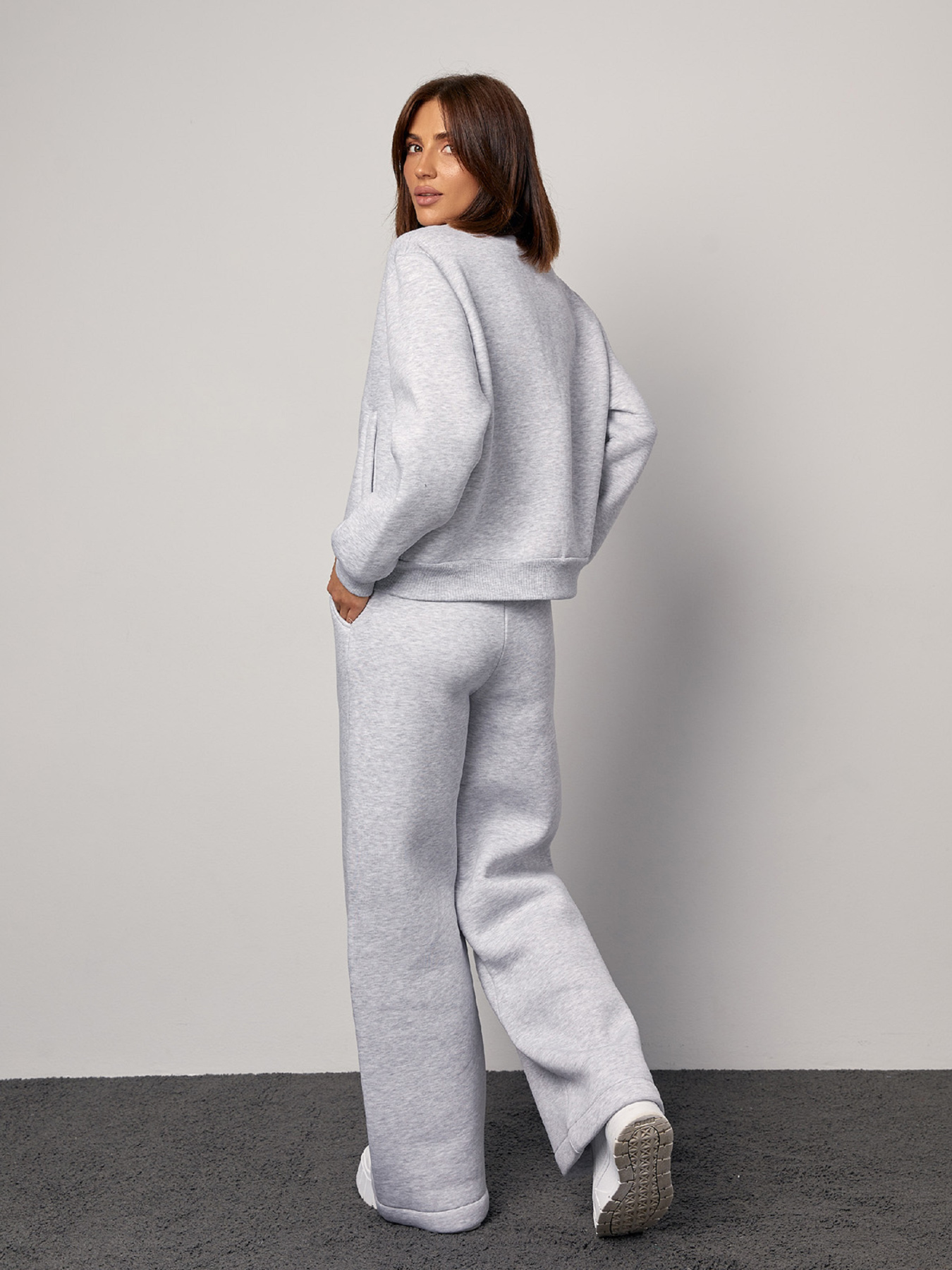 Спортивный костюм ISSA Plus модель 14875A_светло-серый Фото