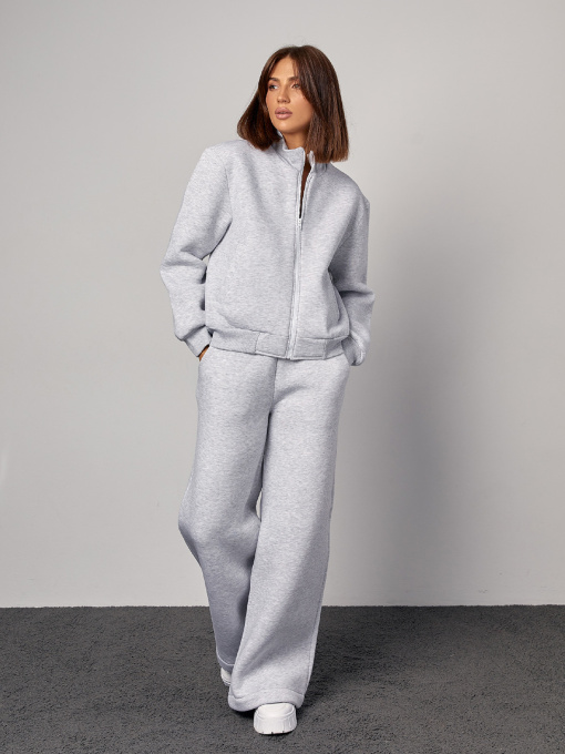 Спортивный костюм ISSA Plus модель 14875A_светло-серый Фото