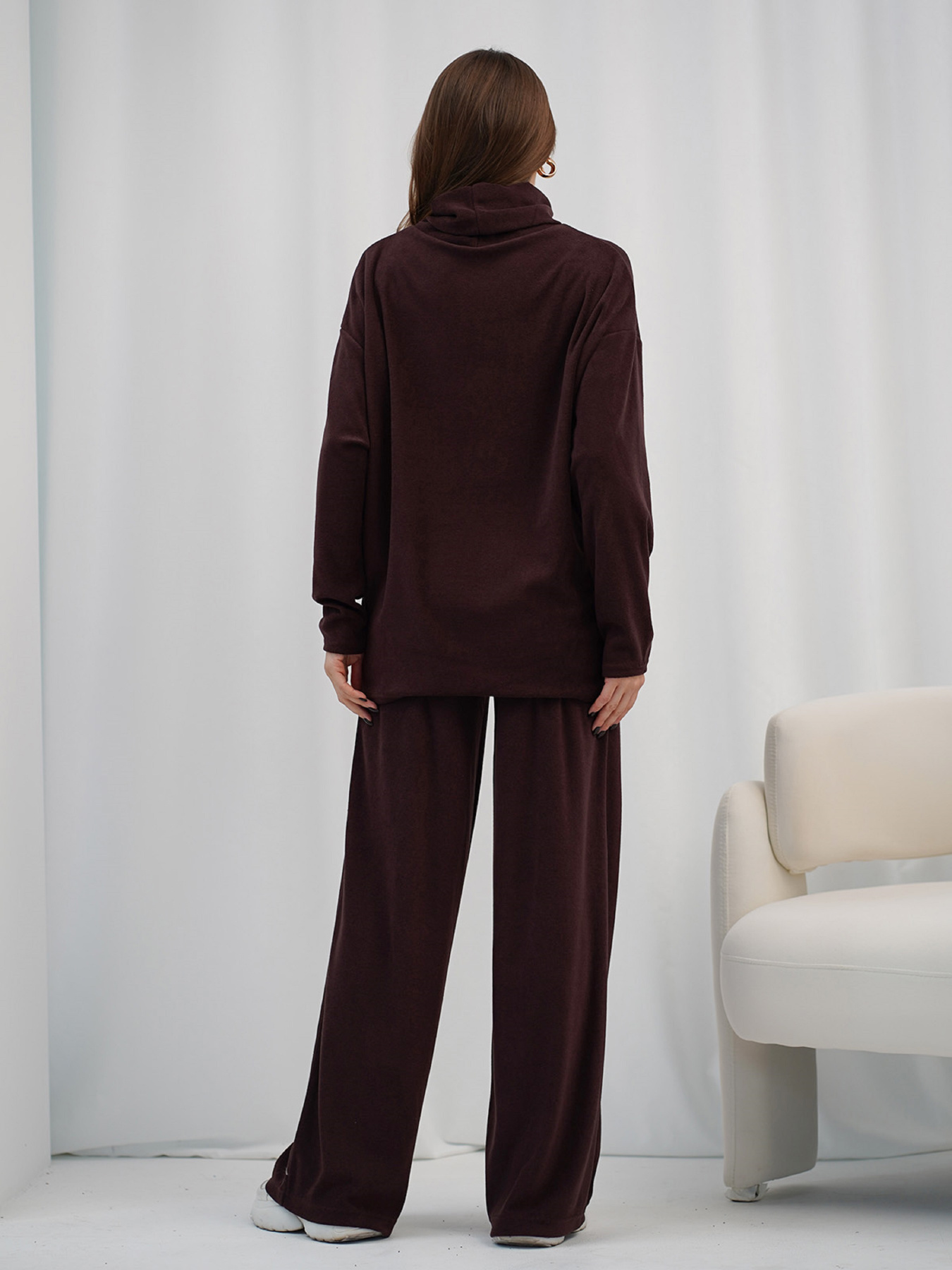 Костюм ISSA Plus модель 15365_темно-коричневый Фото