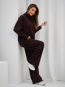 Костюм ISSA Plus модель 15365_темно-коричневый Фото