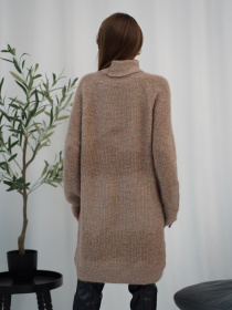 Сукня міні ISSA Plus модель WN19-98_бежевый Фото