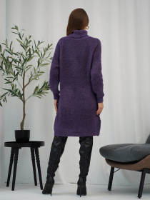 Сукня міні ISSA Plus модель WN19-98_темно-сиреневый Фото