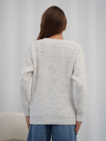 Свитер ISSA Plus модель WN20-716_светло-бежевый Фото