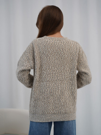 Свитер ISSA Plus модель WN20-716_коричневый Фото