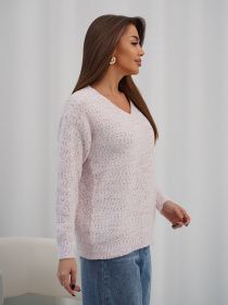 Светр ISSA Plus модель WN20-716_розовый Фото
