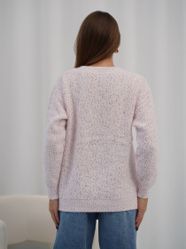 Светр ISSA Plus модель WN20-716_розовый Фото