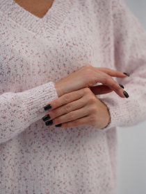 Светр ISSA Plus модель WN20-716_розовый Фото