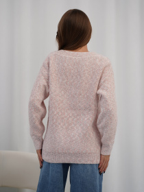 Светр ISSA Plus модель WN20-716_персиковый Фото