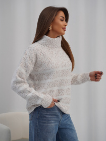 Водолазка ISSA Plus модель WN20-718_светло-бежевый Фото