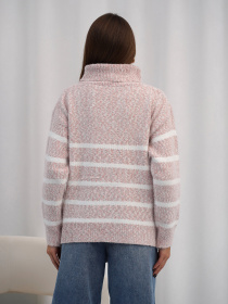 Свитер ISSA Plus модель WN20-718_персиковый Фото