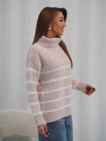 Водолазка ISSA Plus модель WN20-718_персиковый Фото