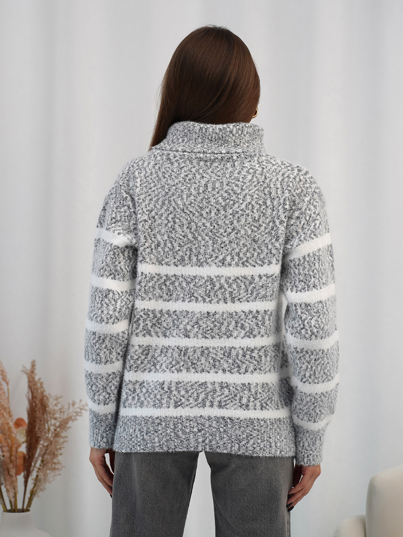 Водолазка ISSA Plus модель WN20-718_темно-серый Фото