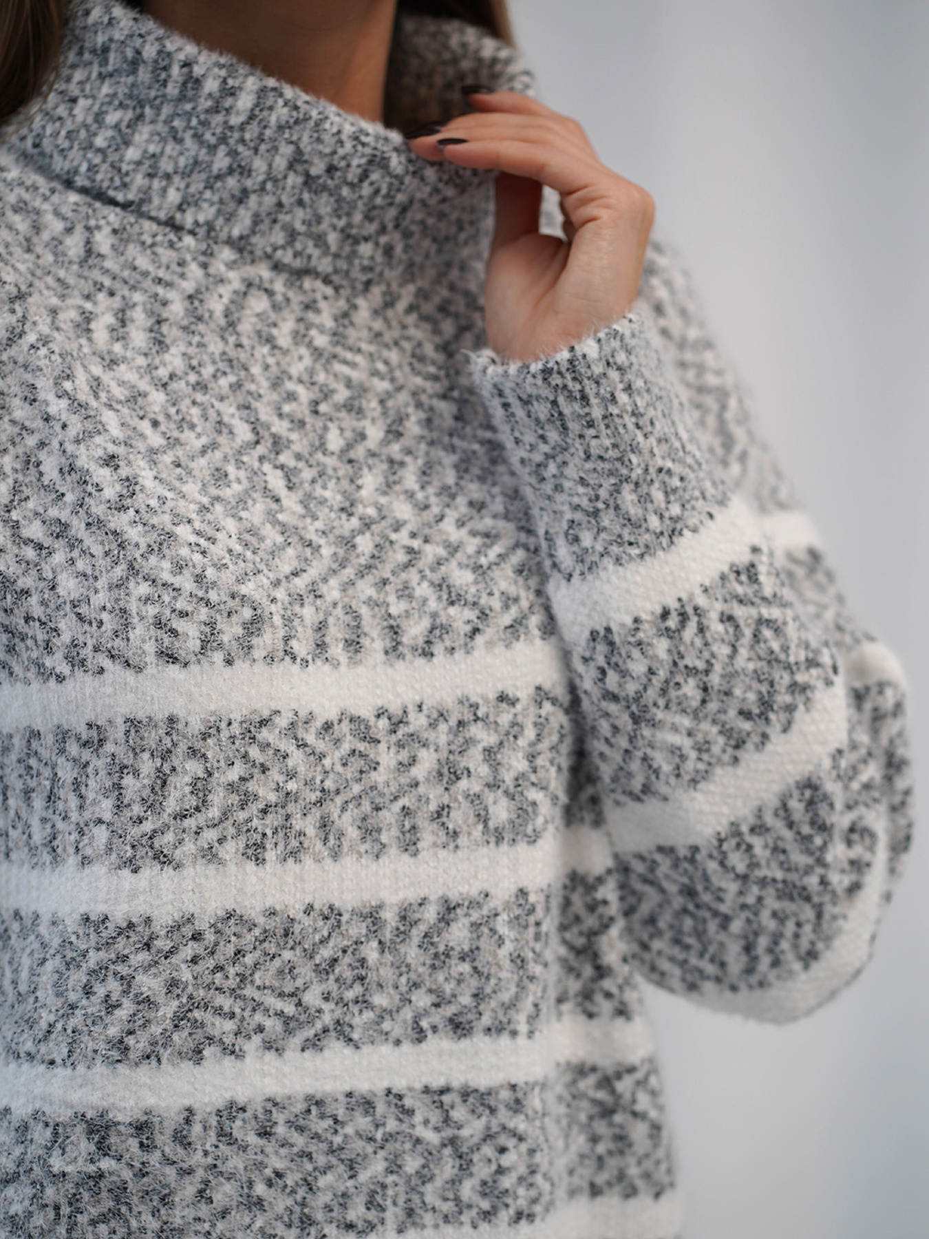 Водолазка ISSA Plus модель WN20-718_темно-серый Фото