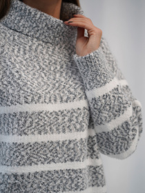 Водолазка ISSA Plus модель WN20-718_темно-серый Фото