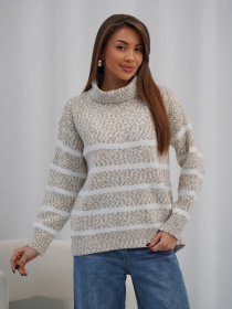 Водолазка ISSA Plus модель WN20-718_коричневый Фото