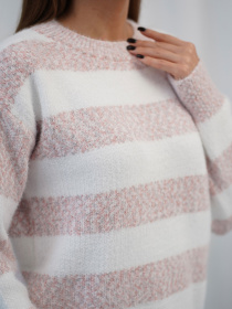 Джемпер ISSA Plus модель WN20-719_персиковый Фото