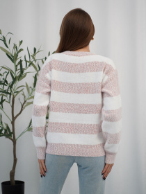 Джемпер ISSA Plus модель WN20-719_персиковый Фото