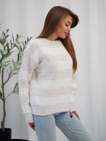 Джемпер ISSA Plus модель WN20-719_светло-бежевый Фото