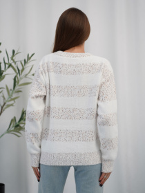 Джемпер ISSA Plus модель WN20-719_светло-бежевый Фото