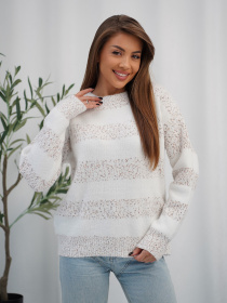 Джемпер ISSA Plus модель WN20-719_светло-бежевый Фото