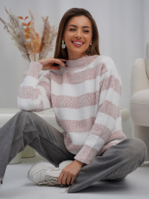 Водолазка ISSA Plus модель WN20-717_персиковый Фото