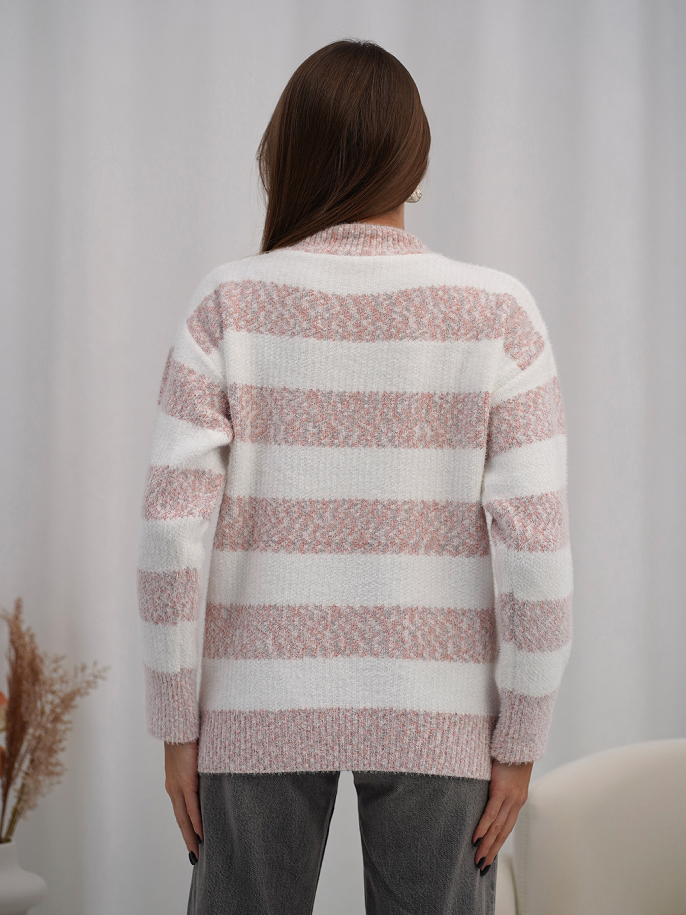 Водолазка ISSA Plus модель WN20-717_персиковый Водолазка ISSA Plus модель WN20-717_персиковый Фото