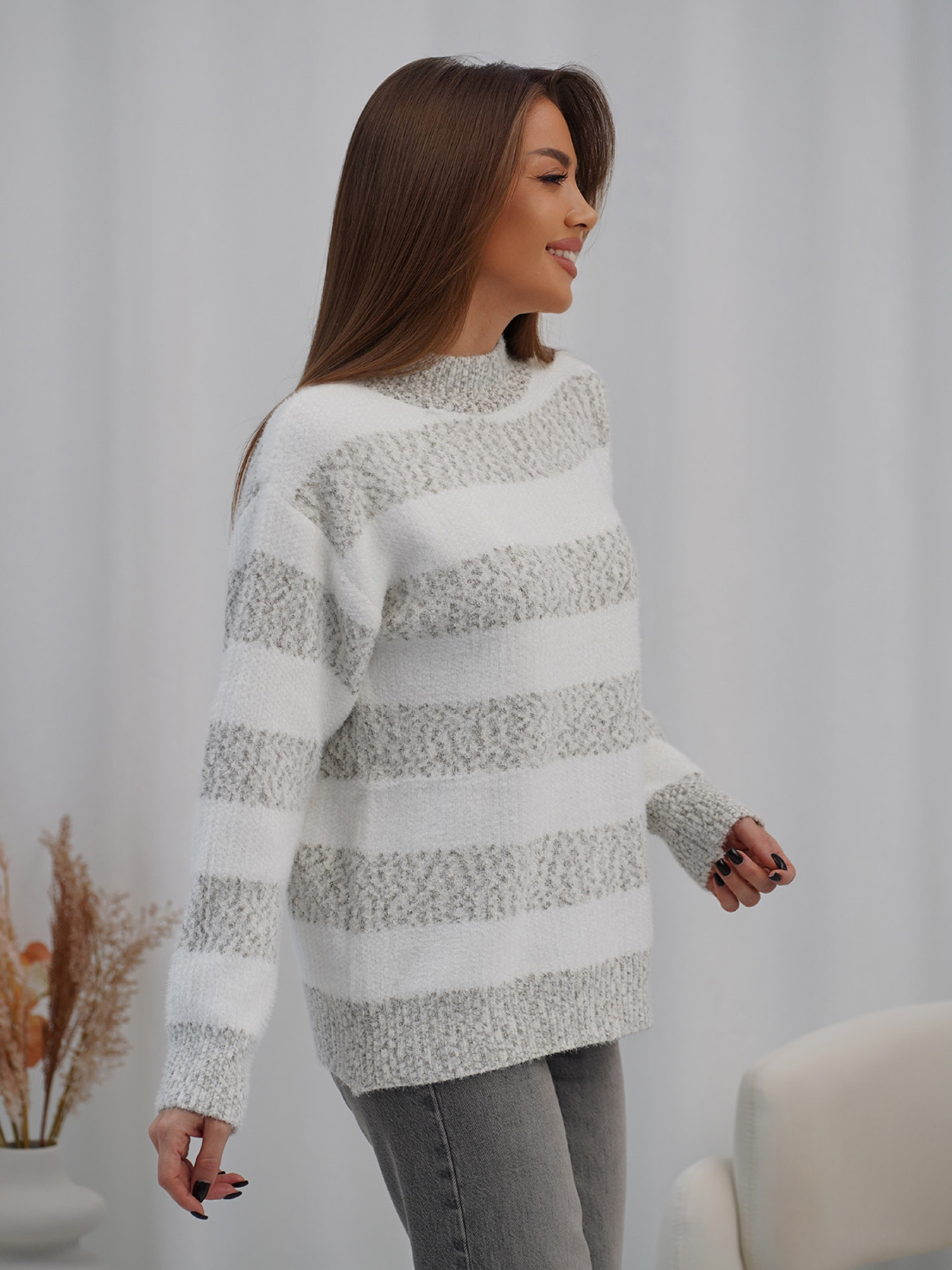 Водолазка ISSA Plus модель WN20-717_серый Фото