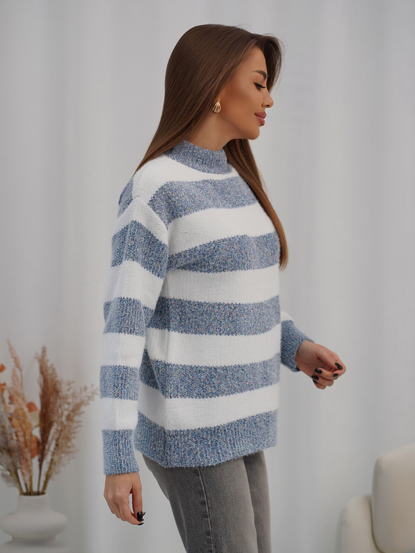 Водолазка ISSA Plus модель WN20-717_синий Фото