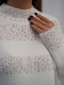 Водолазка ISSA Plus модель WN20-717_светло-бежевый Фото